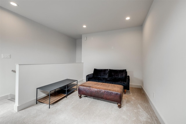 4402 Santorini Ln, Houston, TX 77045 - living area with carpet flooring and recessed lighting