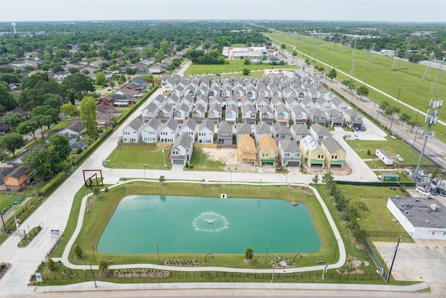 4402 Santorini Ln, Houston, TX 77045 - aerial view of property's location featuring a nearby body of water and nearby suburban area