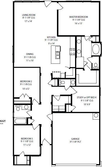 32923 School Hill Rd, Fulshear, TX 77441 - view of floor plan / room layout