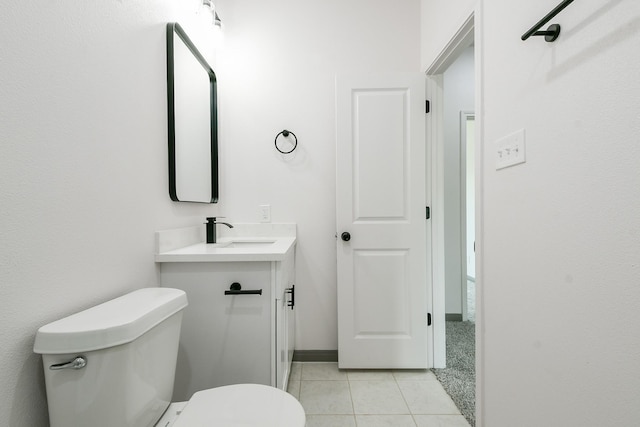 8306 E Tidwell Rd, Houston, TX 77028 - half bath featuring tile patterned floors and vanity