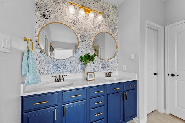 22402 Threefold Ridge Dr, Hockley, TX 77447 - bathroom with double vanity