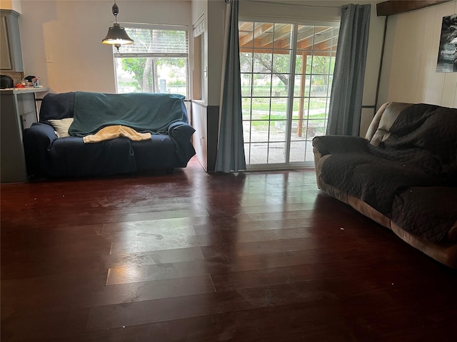 10005 Cypress N Houston Rd, Houston, TX 77070 - living room featuring hardwood / wood-style flooring