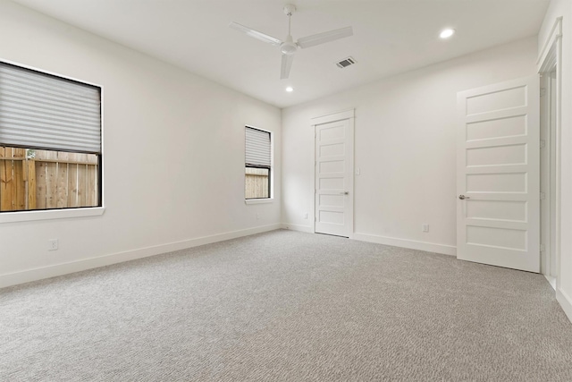 10406 Grove Row Ave, Richmond, TX 77407 - unfurnished bedroom featuring carpet, recessed lighting, and ceiling fan