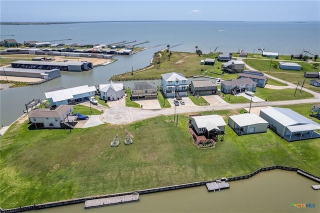 40 Sailfish Lndg, Port Lavaca, TX 77979 - aerial view of residential area featuring a large body of water