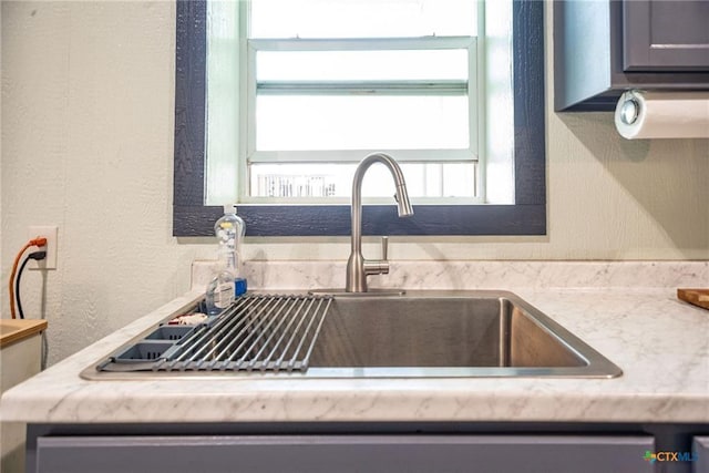 40 Sailfish Lndg, Port Lavaca, TX 77979 - kitchen view of a textured wall and light countertops