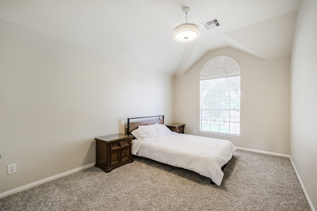 3817 Dunlavy Dr, Pearland, TX 77581 - bedroom with light colored carpet and lofted ceiling