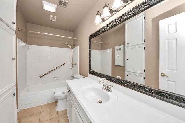 3938 Danpree St, Pasadena, TX 77504 - full bathroom featuring vanity, bathtub / shower combination, and tile patterned flooring