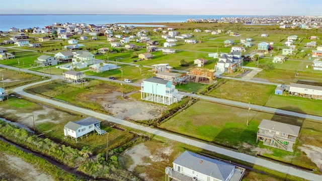 4018 6th St, Galveston, TX 77554 - aerial perspective of suburban area with a large body of water