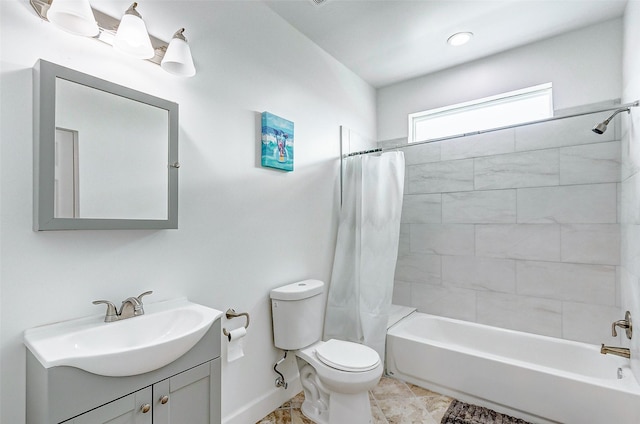 4018 6th St, Galveston, TX 77554 - full bath featuring vanity and shower / tub combo