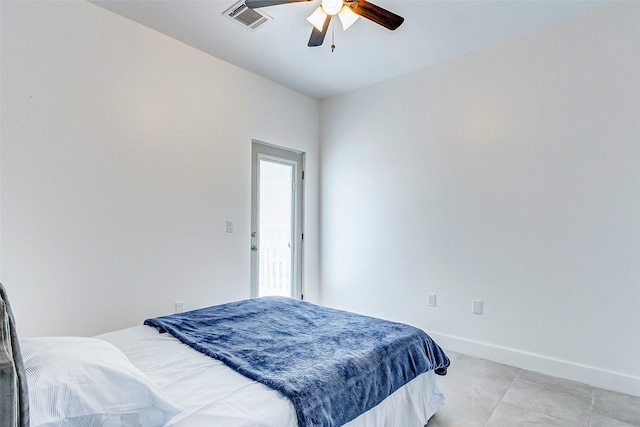 4018 6th St, Galveston, TX 77554 - bedroom with baseboards and a ceiling fan
