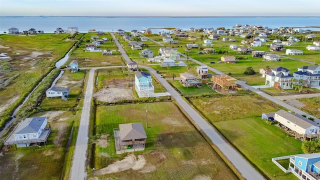 4018 6th St, Galveston, TX 77554 - aerial perspective of suburban area with a nearby body of water