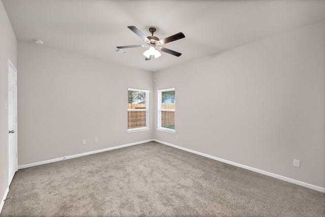 5096 Marcasca Dr, Katy, TX 77493 - empty room with ceiling fan, carpet flooring, and a smoke detector