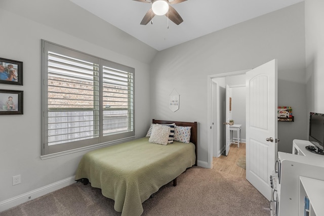 15519 Ponderosa Bend Dr, Cypress, TX 77429 - bedroom featuring light carpet, multiple windows, and ceiling fan