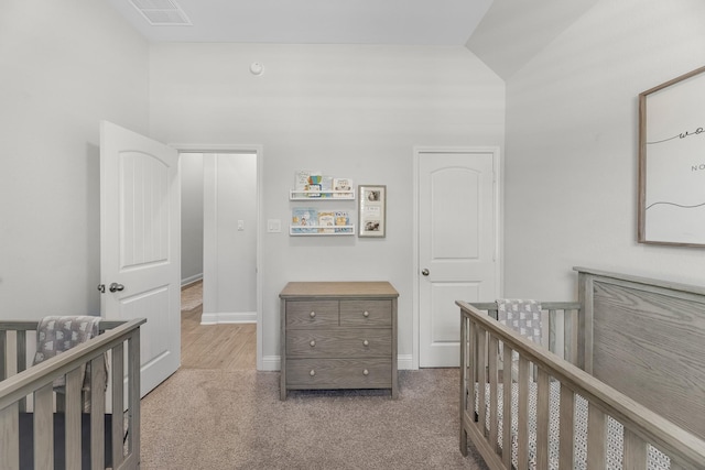 15519 Ponderosa Bend Dr, Cypress, TX 77429 - bedroom with a crib and carpet flooring