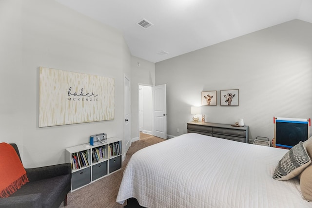 15519 Ponderosa Bend Dr, Cypress, TX 77429 - bedroom with carpet flooring and high vaulted ceiling