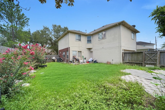 4014 Timber Cor, Houston, TX 77082 - rear view of house with a fenced backyard