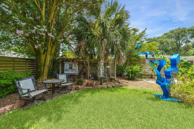 1306 Harbor Vw, Galveston, TX 77551 - view of yard