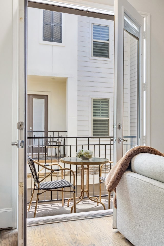 1010 W 24th St Unit N, Houston, TX 77008 - balcony featuring french doors