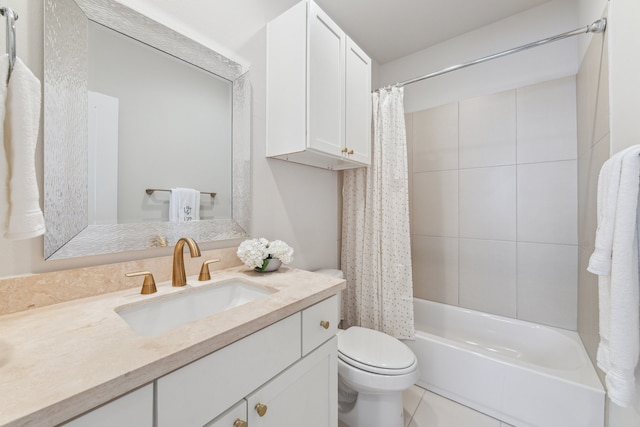 1010 W 24th St Unit N, Houston, TX 77008 - bathroom with vanity, shower / bath combo with shower curtain, and tile patterned flooring