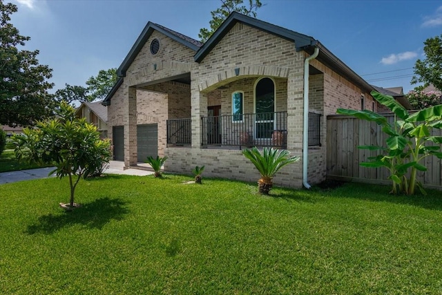 5343 Oak Cove Dr, Houston, TX 77091 - view of front of home with brick siding and a porch