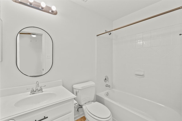 11007 View Pointe Ln, Houston, TX 77034 - bathroom with vanity and tub / shower combination