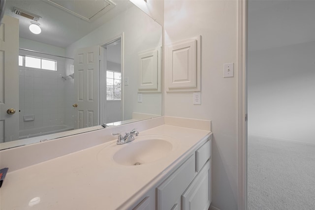 1615 Monvale Ln, Sugar Land, TX 77479 - full bath with vanity and tub / shower combination