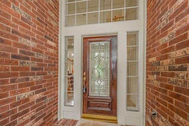 1615 Monvale Ln, Sugar Land, TX 77479 - property entrance featuring brick siding