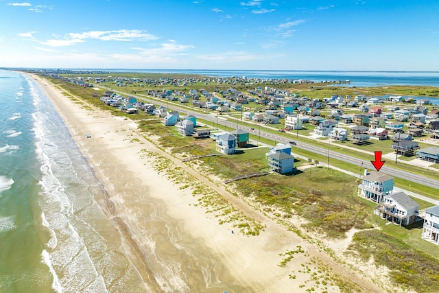 22831 Gulf Dr, Galveston, TX 77554 - bird's eye view of extended coastline