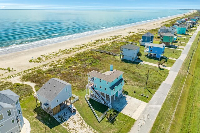 22831 Gulf Dr, Galveston, TX 77554 - drone / aerial view of extended coastline