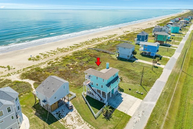 22831 Gulf Dr, Galveston, TX 77554 - drone / aerial view of extended coastline
