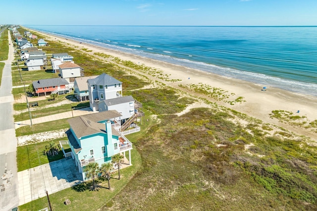22831 Gulf Dr, Galveston, TX 77554 - bird's eye view of extended coastline