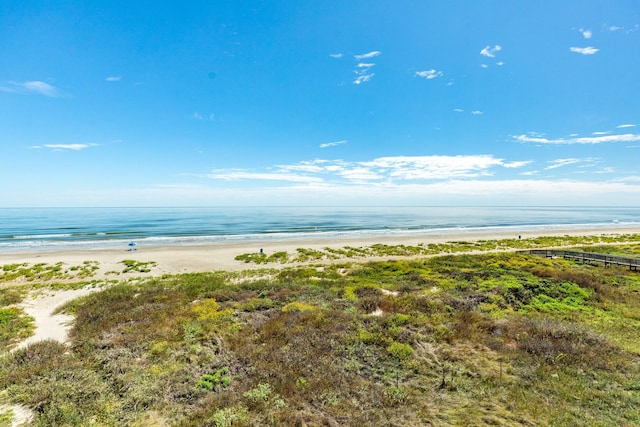 22831 Gulf Dr, Galveston, TX 77554 - water view featuring local beach