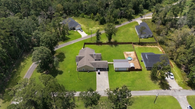 468 Brahman, Onalaska, TX 77360 - bird's eye view of a heavily wooded area
