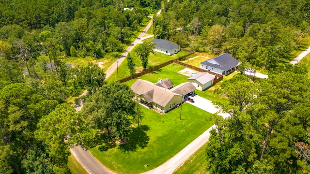 468 Brahman, Onalaska, TX 77360 - bird's eye view of a heavily wooded area