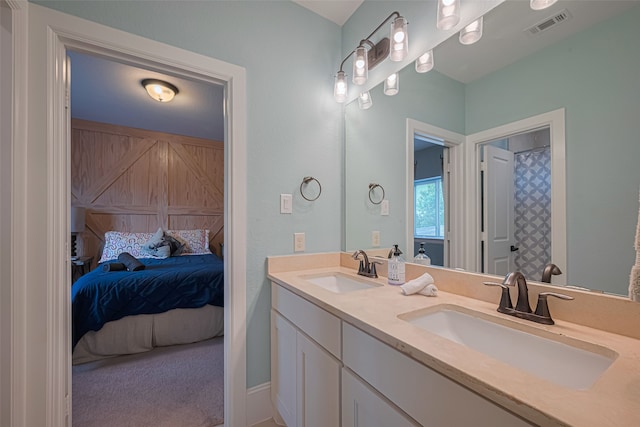 2418 Sandhill Crest Ln, Brookshire, TX 77423 - ensuite bathroom with double vanity