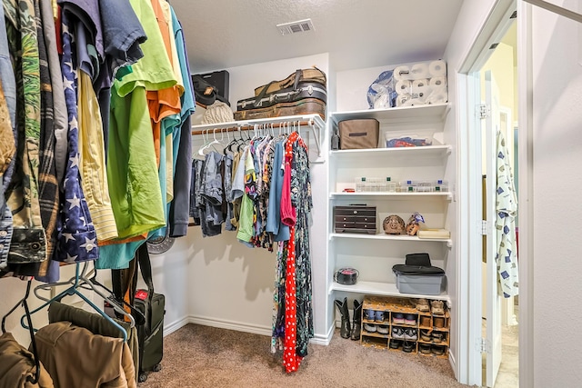 130 Canary Ln, Coldspring, TX 77331 - walk in closet with carpet flooring