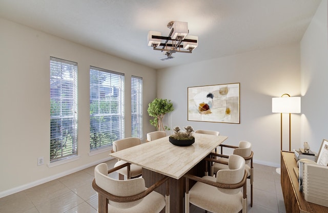 5330 Imperial Grove Dr, Houston, TX 77066 - dining room featuring healthy amount of natural light and light tile patterned floors