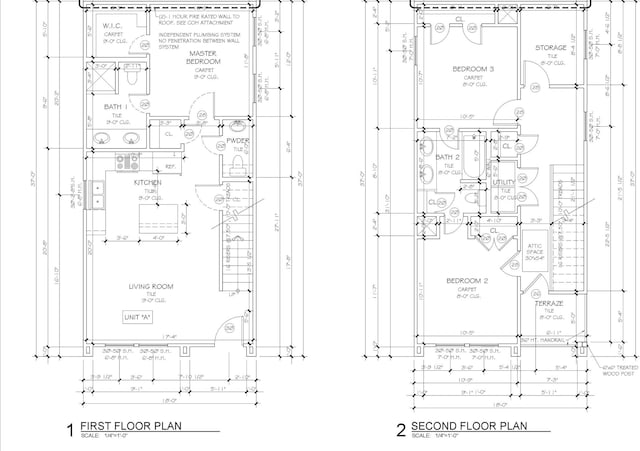 8004 Birmingham St A/B, Unit A/B Houston, TX 77028 - view of floor plan / room layout
