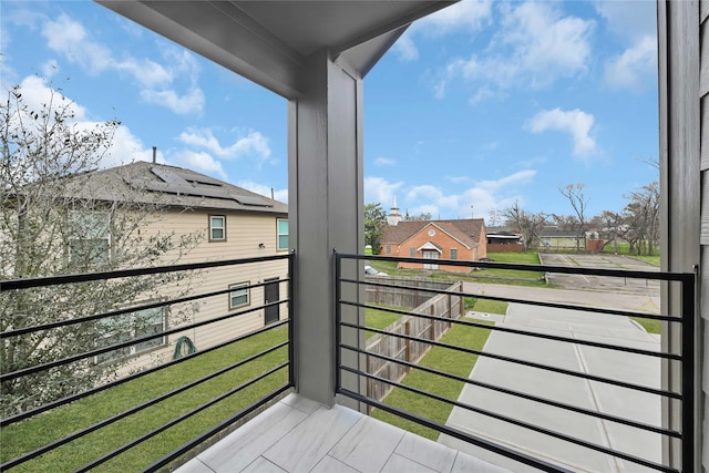 8004 Birmingham St A/B, Unit A/B Houston, TX 77028 - balcony featuring a residential view