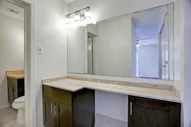 909 Silber Rd Unit 36, Houston, TX 77024 - bathroom with a ceiling fan and vanity