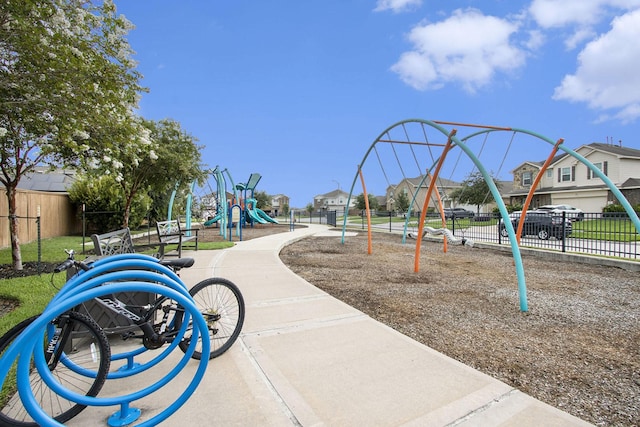 2311 Langley Dr, Rosharon, TX 77583 - community playground with a residential view