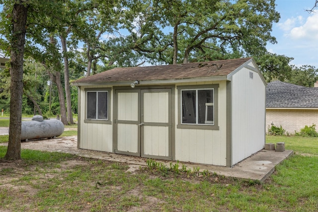 73 Fairway Dr, Normangee, TX 77871 - view of shed