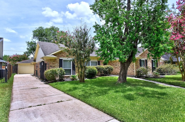 5926 Lattimer Dr, Houston, TX 77035 - view of front facade featuring brick siding and a shingled roof