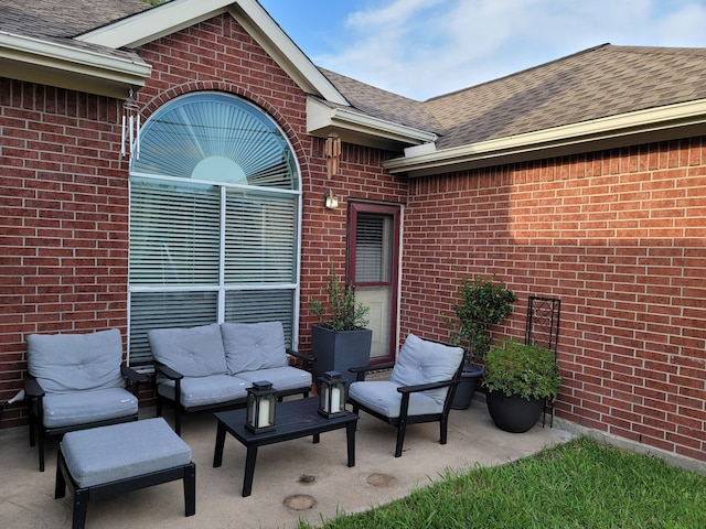 3214 Worthington Dr, Pearland, TX 77584 - view of patio / terrace featuring outdoor lounge area