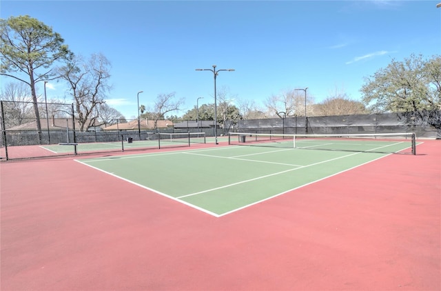 3214 Worthington Dr, Pearland, TX 77584 - view of tennis court featuring community basketball court