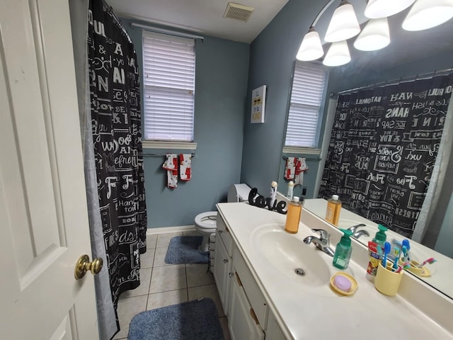 3214 Worthington Dr, Pearland, TX 77584 - full bath featuring vanity, tile patterned flooring, and healthy amount of natural light
