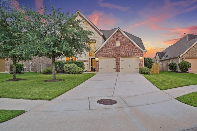 19831 Indigo Key Ct, Cypress, TX 77433 - view of front of property with brick siding, driveway, and an attached garage