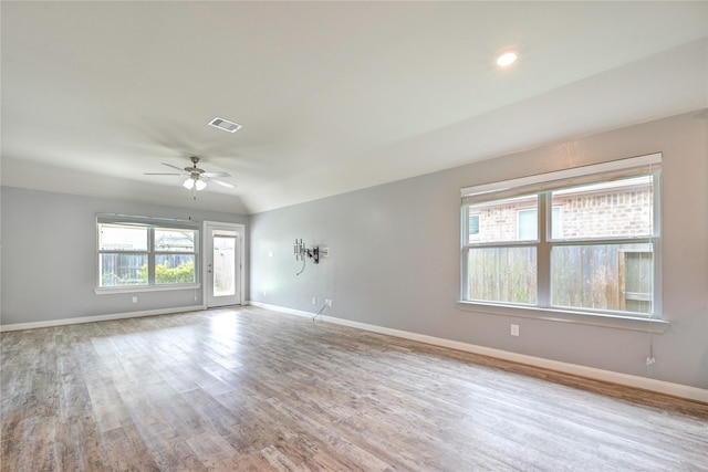 11442 Harmony Summit Trce, Richmond, TX 77406 - spare room featuring ceiling fan and wood finished floors