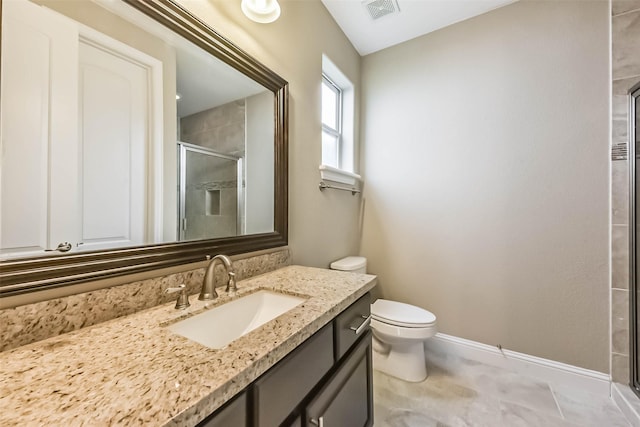 6107 Stillman St, Houston, TX 77007 - bathroom featuring vanity and a shower stall