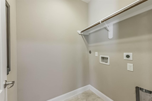 6107 Stillman St, Houston, TX 77007 - laundry area with hookup for an electric dryer, washer hookup, and hookup for a gas dryer